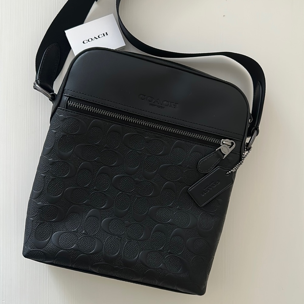 Coach black crossbody.